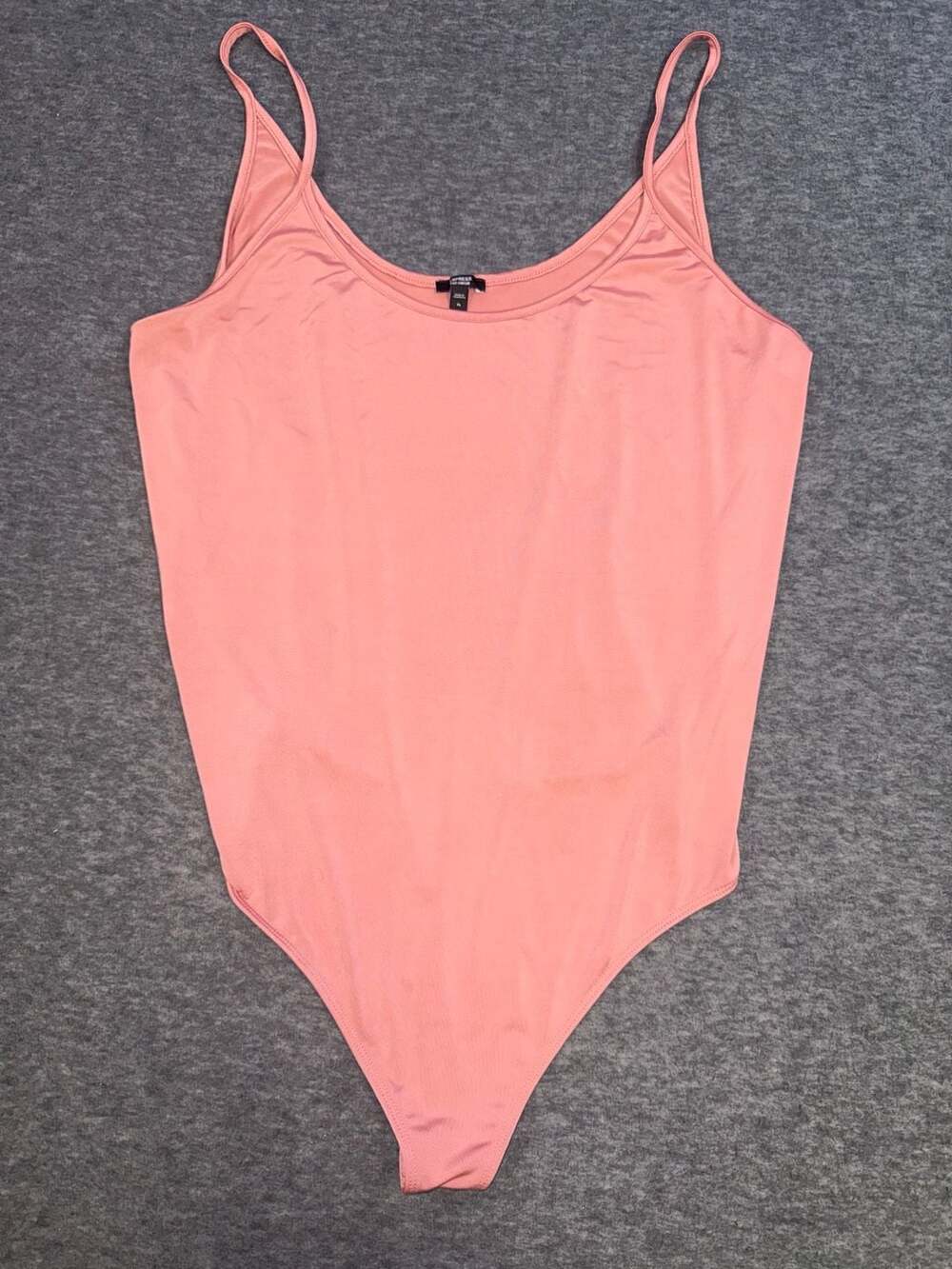 Express Body Contour Sleeveless Bodysuit Pink Size XL